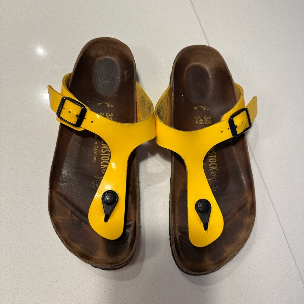 Birkenstock Gizah yellow size 38